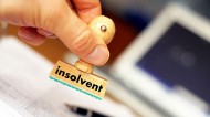 Insolvent stamp