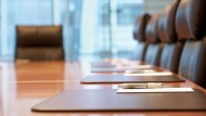 Empty meeting room
