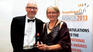 Susan Gorton with Occupational Health editor Noel O'Reilly