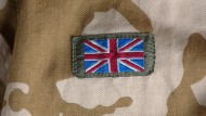 British flag on camo