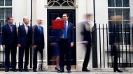 Budget 2014: Chancellor of the Exchequer George Osborne and ministers