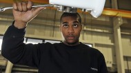 An apprentice at National Grid