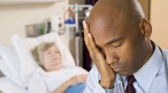 Stressed hospital consultant