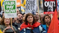 Basic pay awards in the public sector lag behind the private sector. Photo: REX/Vickie Flores/LNP