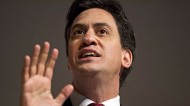 Ed Miliband plans to improve paternity leave and pay for new fathers. Photo: Ben Cawthra/REX