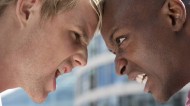 personality clashes in the workplace - two men at loggerheads