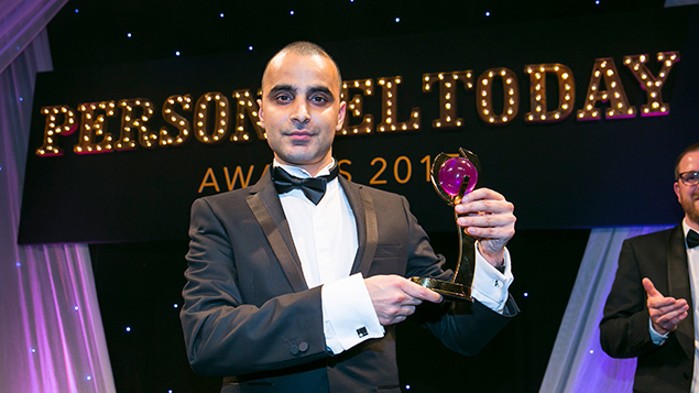 Kessar Kalim won HR Business of the Year before being made Overall Winner of the Personnel Today Awards