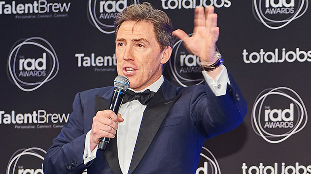 Rob Brydon hosted the 2016 RAD Awards