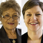 Prof Beverly Alimo-Metcalfe and Juliette Alban-Metcalfe
