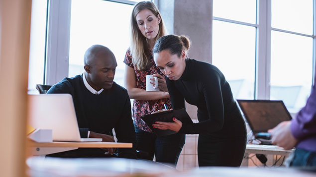 Diverse workers