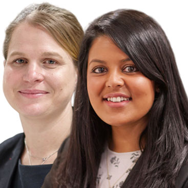 Beth Hale and Pooja Dasgupta