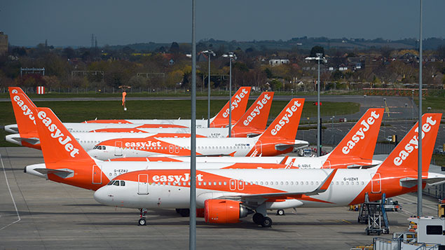 EasyJet aircraft at Southend