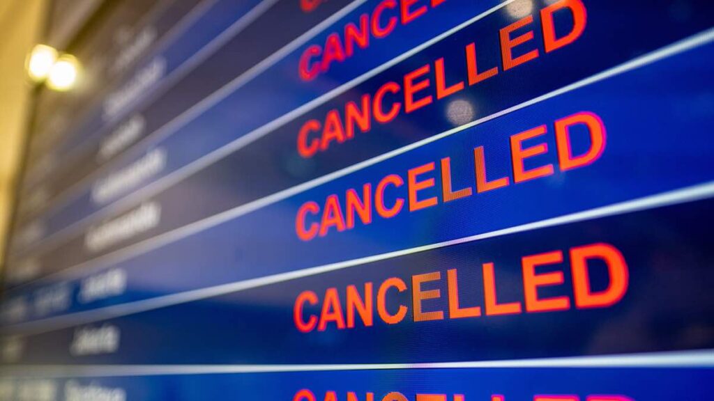 Cancelled flights