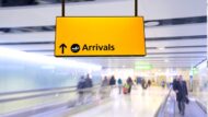 Arrivals at airport visas for non-EU migrant workers