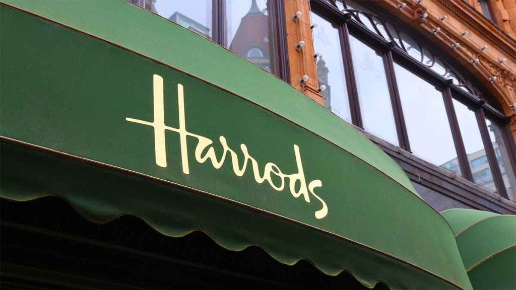 Harrods shop front