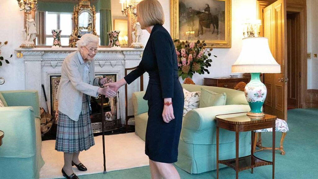 Queen Elizabeth II welcomes Liz Truss during an audience at Balmoral, Scotland, today, but what does Truss's premiership mean for employment law.