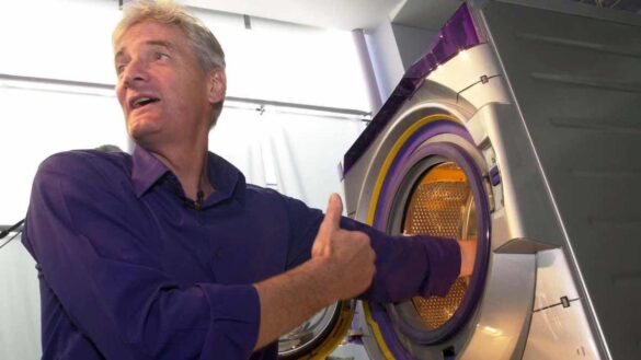 Dyson and his new washing machine