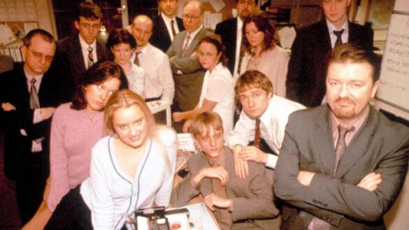 The cast of the UK original of The Office