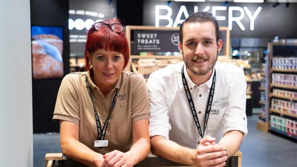 Two managers at M&S