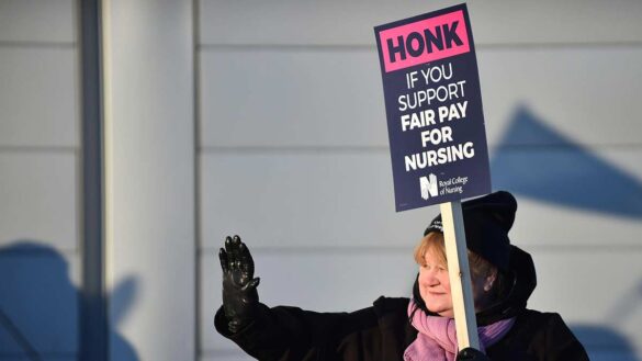 Nurses strike