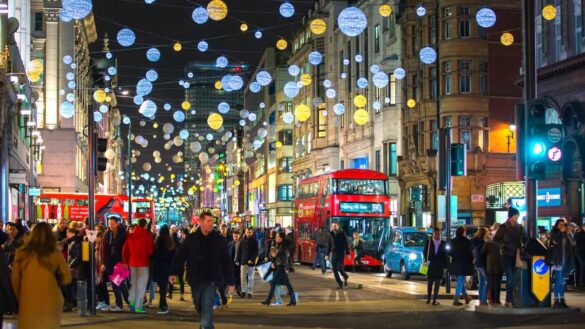 Oxford St lights