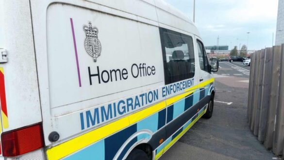 immigration enforcement van