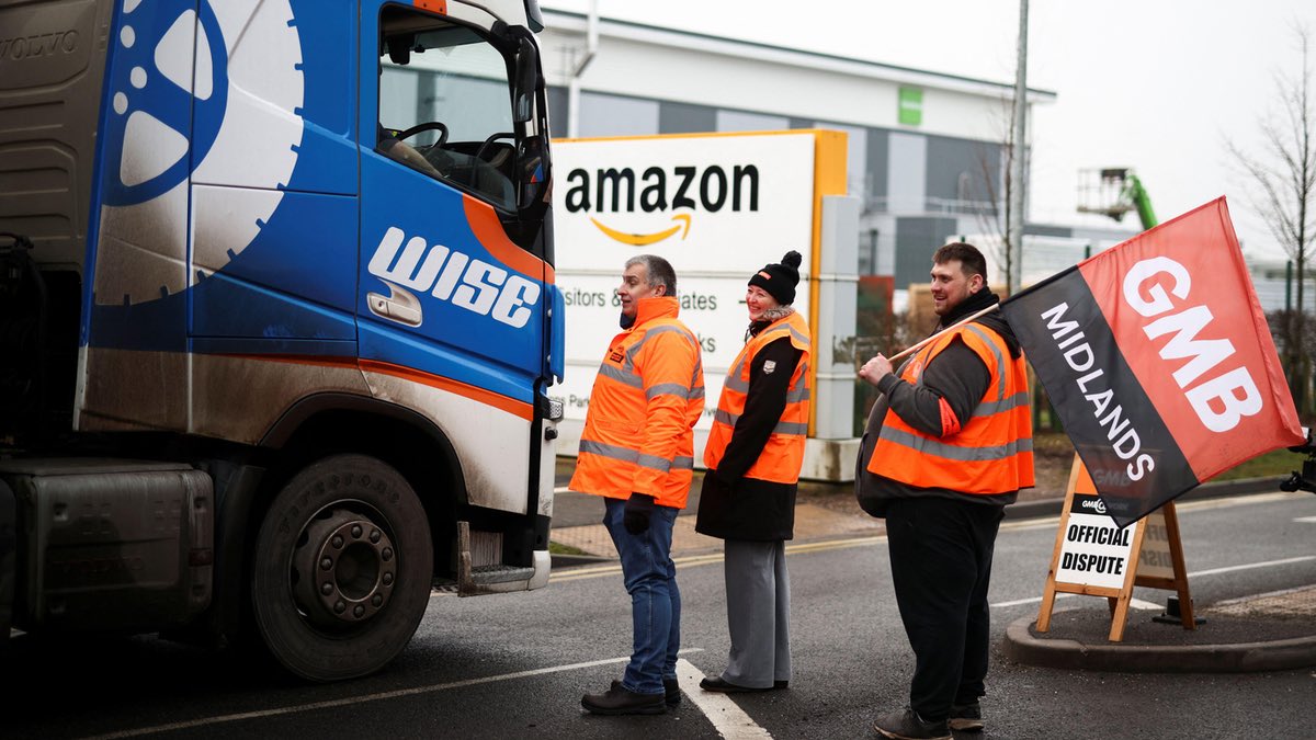 GMB launches legal action against Amazon ‘anti-union’ tactics