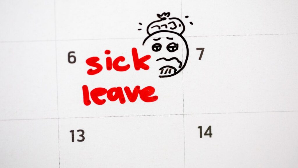 bank holiday sickness