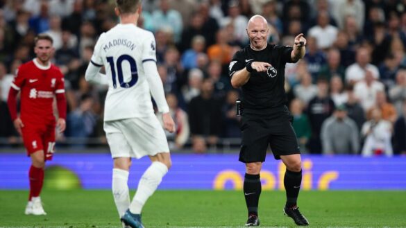 Spurs v Liverpool referee