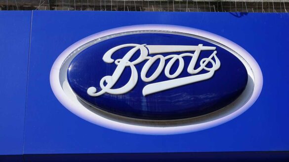 A Boots sign