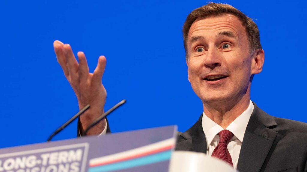 Civil service headcount cap: Jeremy Hunt addresses the Conservative party conference