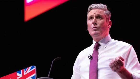 Labour leader Sir Keir Starmer at the 2023 Labour Party conference in Liverpool
