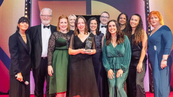 Browne Jacobson collect their EDI Award for Smaller Employers at the 2023 Personnel Today Awards