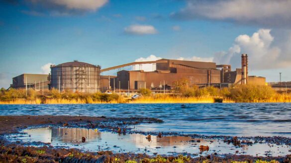 British Steel's headquarters in Scunthorpe