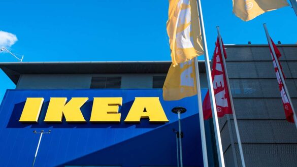 The front of an Ikea store in Milton Keynes