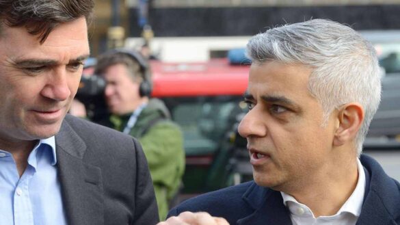 Andy Burnham and Sadiq Khan, mayors of Manchester and London, have said they will avert any prospect of work notices being issued. Photo: PjrNews/Alamy