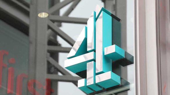 Channel 4 logo on a building