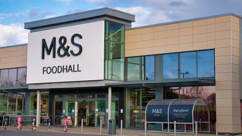 The front of an M&S Foodhall