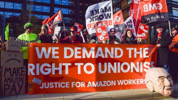 Amazon union recognition bid by GMB