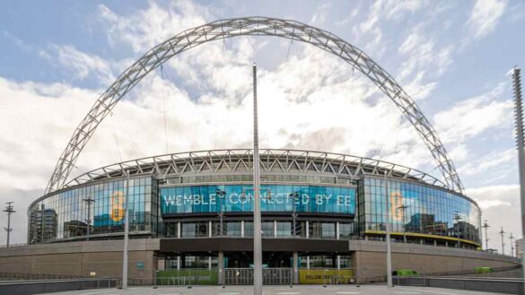 Wembley Stadium hosts the FA Cup Final over the next bank holiday weekend. Photo: Federico Cangiano/Shutterstock