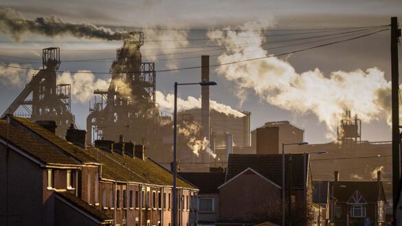 Tata Steel's steelworks in Port Talbot