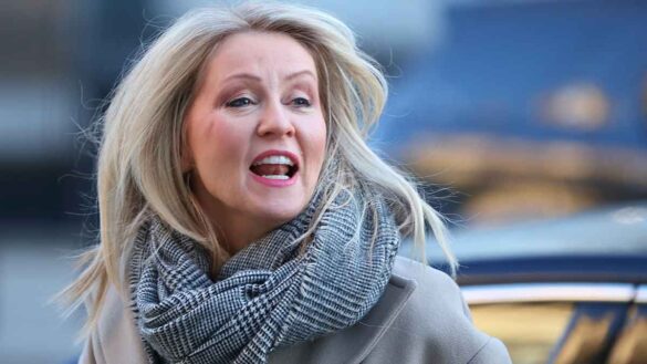 Photograph of Esther McVey, who said that EDI jobs, spending and staff networks will be culled.