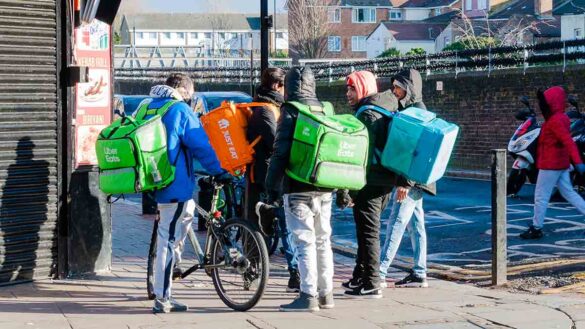 Deliveroo, Just Eat and Uber Eats are enhancing their right to work checks on substitute riders.