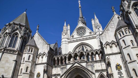 Libert argues that the EHRC's consultation period is unlawful. Photo shows the Royal Courts of Justice in London