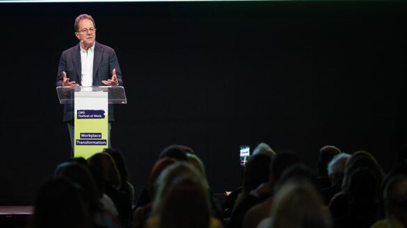 CIPD chief executive Peter Cheese speaking at the Festival of Work 2024