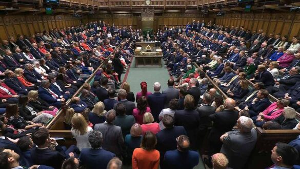 REC open letter to MPs: Hard work on the labour market starts now. Picture shows MPs sitting in the House of Commons for the first time this Parliament