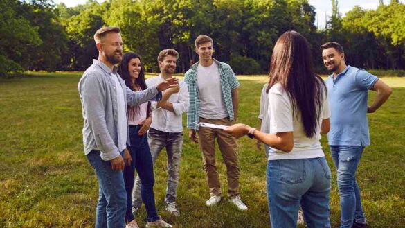 Inspiring Learning says outdoor teambuilding can help tackle the soft skills crisis. Photo: Studio Romantic/Shutterstock