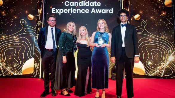 Kier Group collect their Candidate Experience Award at the 2024 Personnel Today Awards