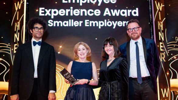 Danske Bank UK collect their Employee Experience Award at the 2024 Personnel Today Awards