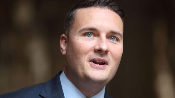 NHS modern slavery consultation. Photo shows health secretary Wes Streeting.